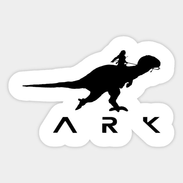 ark survival evolved - Dino rider Sticker by chrisioa